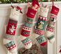 Disney Mickey Mouse Classic Fair Isle Christmas Stocking Collection