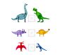 MAGNATILES Dino World 50 Piece Magnetic Construction Set