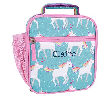 Mackenzie Aqua Unicorn Parade Classic Lunch Box
