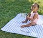 Light Blue Mini Stripe All Weather Playmat
