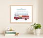 Minted® Fire Engine to the Rescue Framed Wall Art