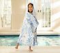 LoveShackFancy Damask Kid Beach Hooded Towel UPF 50+