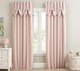 Evelyn Linen-Blend Bow Valance Blackout Curtain