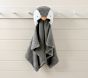 Penguin Faux Fur Baby Hooded Towel