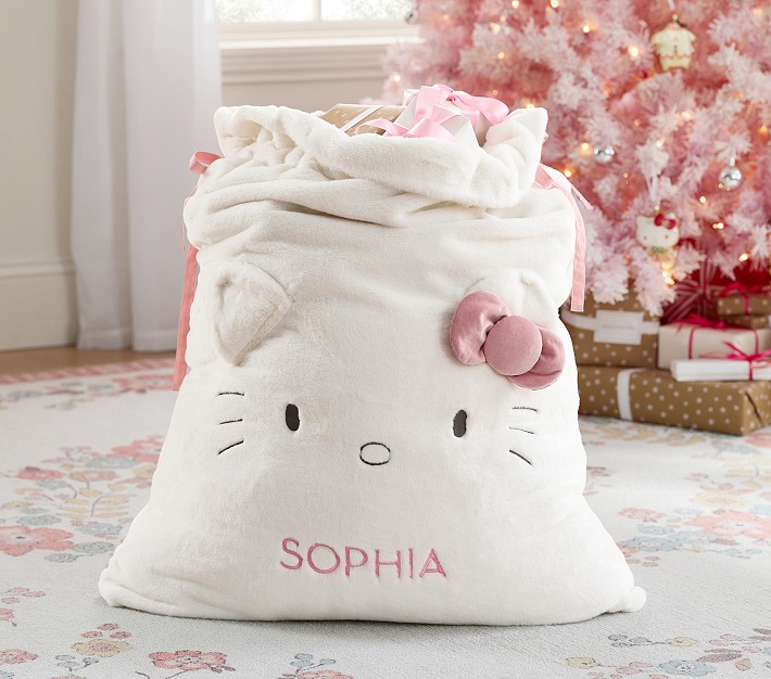 Hello Kitty® Santa Bag – Faux Fur Gift Sack | Pottery Barn Kids