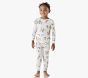 Disney Mickey and Friends Holiday Bamboo Viscose Tight Fit Kid Pajama Set
