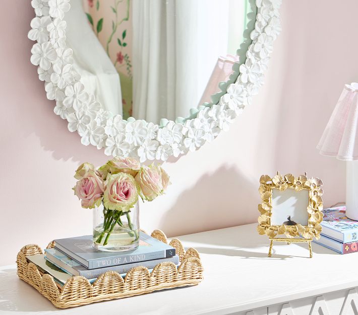 Hydrangea Round Mirror (28