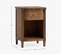 Chris Loves Julia Aged Oak Nightstand (18")