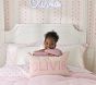 Pink Floral Stripe Wallpaper Sample