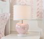Iridescent Heart Table Lamp (17")