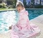 LoveShackFancy Damask Kid Beach Hooded Towel UPF 50+
