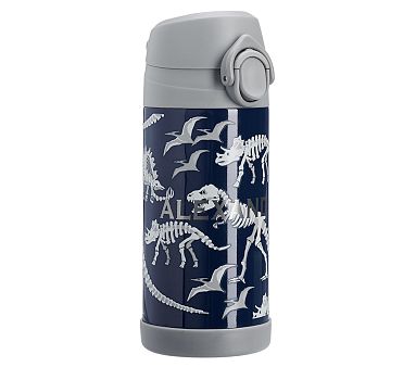 Mackenzie Blue Dino Glow-in-the-Dark Water Bottle
