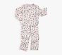 Holiday Teddy Bears Bamboo Viscose Adult Relaxed Fit Crew Pajama Set