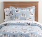 Flannel Winter Bear Organic Duvet Cover &amp; Shams