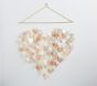 Capiz Heart Wall Hanging