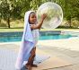 Bow Reversible Baby Beach Hooded Towel UPF 50+