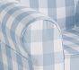 Kids Anywhere Chair®, Chambray Blue Buffalo Check Slipcover Only