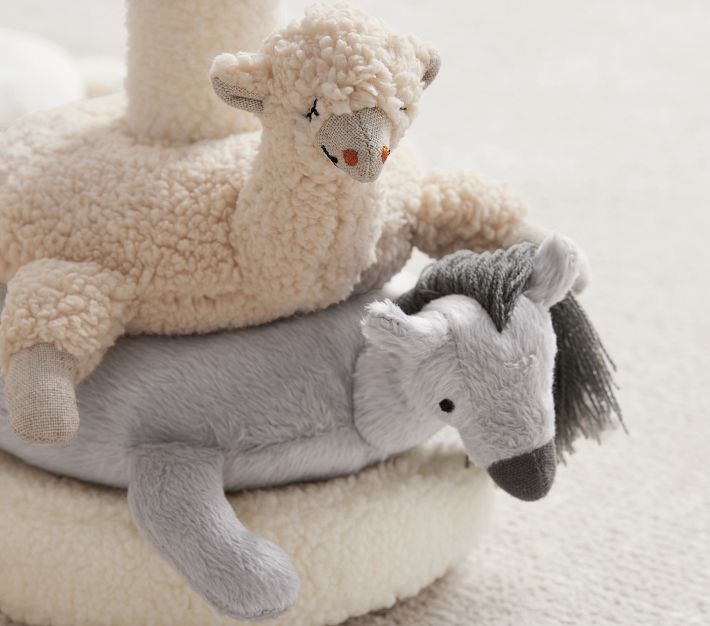 Farmhouse Animal Stacker Toy | Pottery Barn Kids
