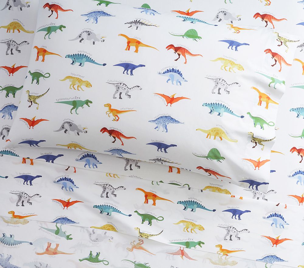Finn Dino Organic Cotton Sheet Set