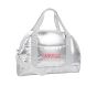 Mackenzie Puffer Metallic Silver Rainbows Ultimate Duffle Bag