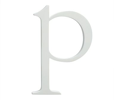 Lowercase Letter, P