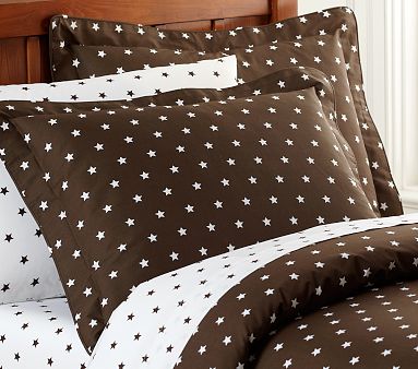 Star Sham, Standard, Chocolate