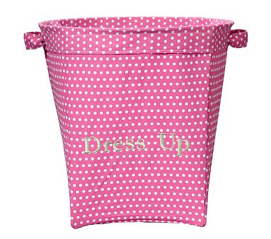 Bright Pink Mini Dot Large Bucket