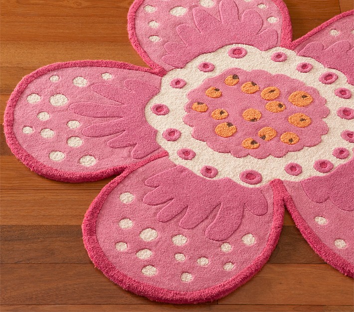 Emmy Flower Shaped Rug Swatch