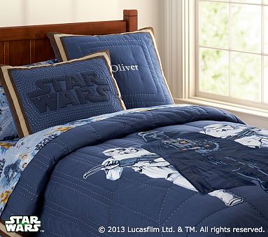 <i>Star Wars™</i>Darth Vader™ & Stormtrooper™ Euro Quilted Sham