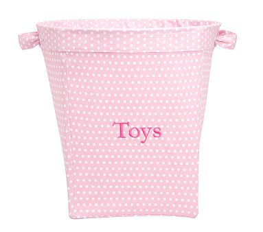 Light Pink Mini Dot Large Bucket