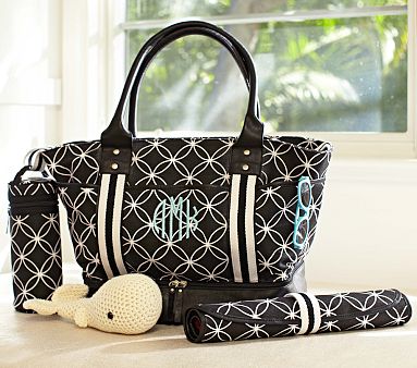 Black Geo Tote