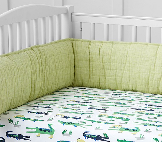 Alligator Crib Fitted Sheet