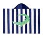 Alligator Stripe Baby Beach Hooded Towel UPF 50+