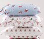 Flannel Teddy Bear Organic Duvet Cover &amp; Shams