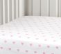 Heart Mini Crib Fitted Sheet