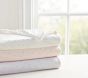 Metallic Dot Chamois Baby Blanket