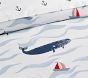 Nautical Whale Duvet Cover &amp; Shams