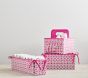 Bright Pink Geo Nursery Storage