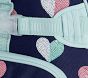 Mackenzie Navy Mod Heart Sequins  Backpacks