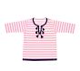Bright Pink Stripe Tassel Baby Tunic