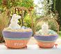 Chambray Colorblock Easter Basket Liners