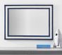 Navy Preppy Stripe Mirror