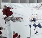 Vintage Hockey Organic Duvet Cover &amp; Shams
