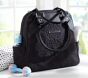 Petunia Pickle Bottom Black Quilted Sashay Satchell