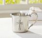 Pewter Cross Keepsake Cup