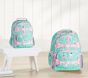Mackenzie Aqua Frenchies Backpacks