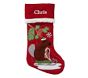 Sledding Beaver Woodland Stocking