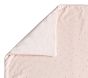 Metallic Dot Chamois Baby Blanket