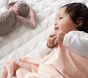 Metallic Dot Chamois Baby Blanket