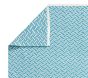 Chevron Knit Chenille Baby Blanket